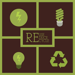 Recycle design vector