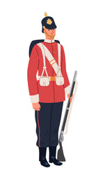 British retro man concept vector