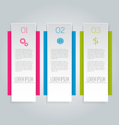 infographics template for business education web vector