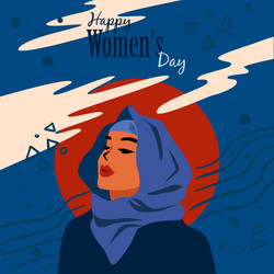 International womens day happy vector