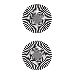abstract distorted wavy lines surface radial waves vector image