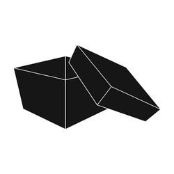 boxing wrappingcase and other web icon in black vector image