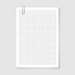 dotted graph paper with grid polka dot pattern vector image