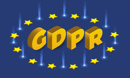 Gdpr concept vector