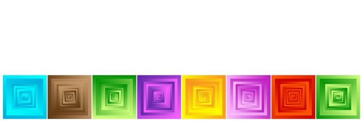 geometric square design shape with random shaded vector image