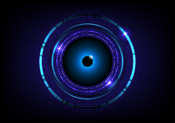 abstract background with eye scan security vector image