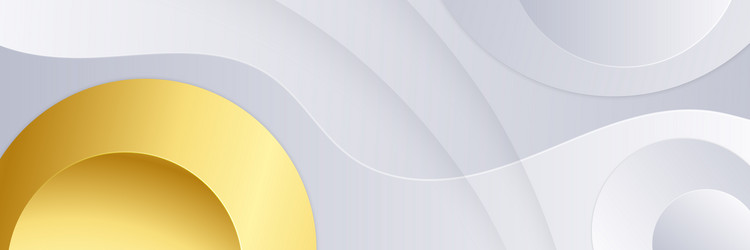 Modern minimal and clean white gold background Vector Image
