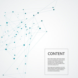Abstract Connection Network Background vector image