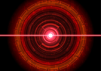 circuit technology background with hi-tech vector image