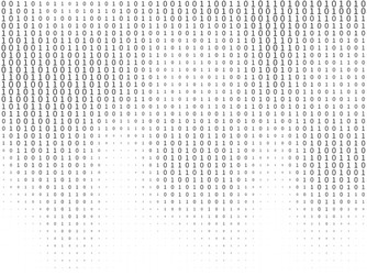 Binary Code Streaming vector image