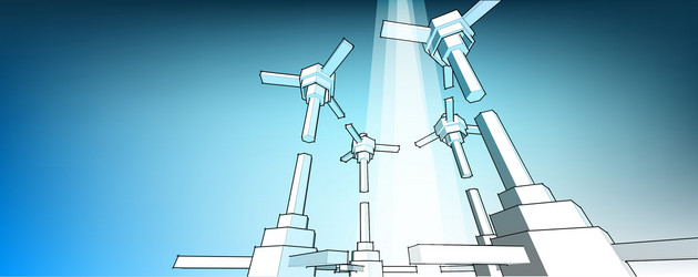 sketch of an abstract architecture vector image