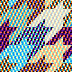 classic hounds-tooth pattern in a patchwork vector image