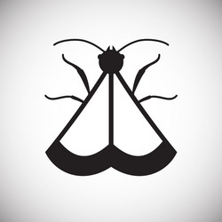 Debugging icon on white background for graphic Vector Image