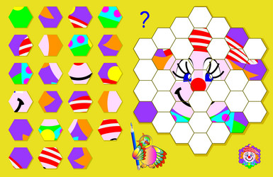 logic puzzle game need to find corresponding vector image
