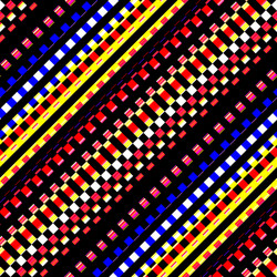 bright seamless abstract pattern in retro style vector image