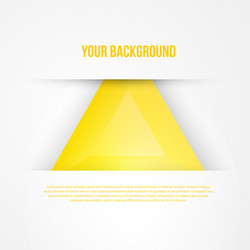 abstract triangles template object web vector image
