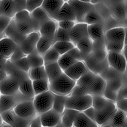 array with dynamic particles abstract background vector image