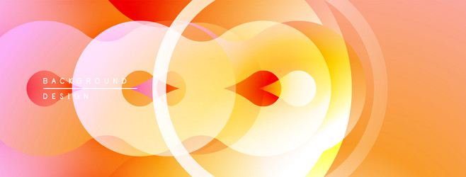 abstract gradient layers create dynamic circular vector image