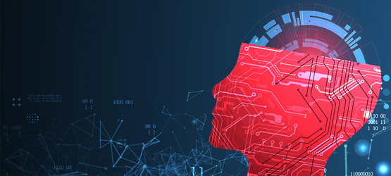 abstract background on the theme of artificial vector image