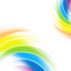 Abstract rainbow gradient mesh multicolored vector