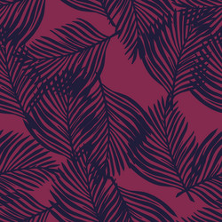 exotic foliage seamless pattern with random navy vector image