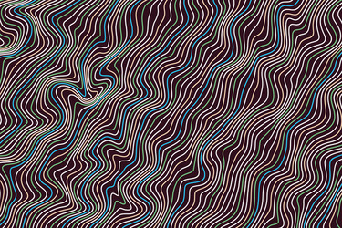 Abstract background of a wave-shaped line vector