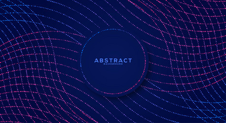 dynamic abstract liquid flow particles background vector image