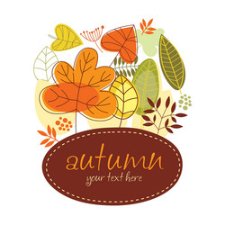 Autumn leaf fall Royalty Free Vector Image - VectorStock