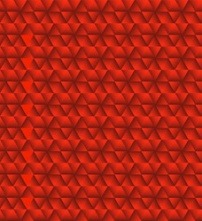 Abstract background of red hexagons pattern vector