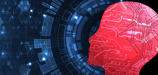 abstract background on the theme of artificial vector image