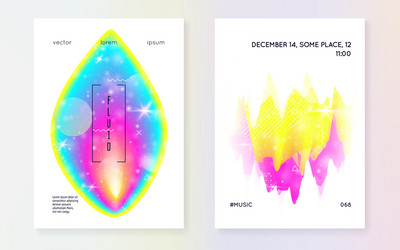 fluid dynamic with shapes and elements vector image
