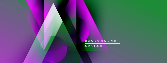 abstract geometric shapes overlap creating vector image