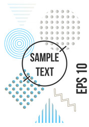 minimum geometric coverage vector image