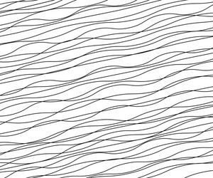 wave simple seamless wavy line smooth pattern vector image