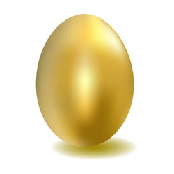 Golden egg Royalty Free Vector Image - VectorStock