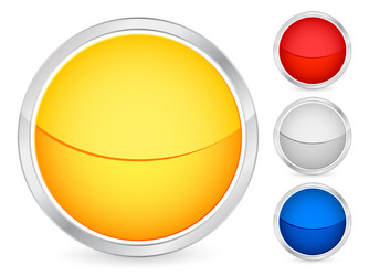 empty internet button vector image