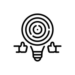 problem solving vector image