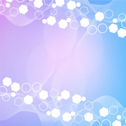 science network pattern connecting lines and dots vector image