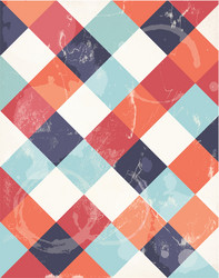 abstract squary colorful retro background vector image