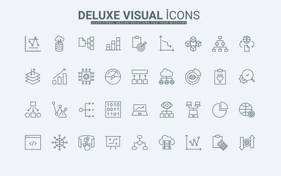 data analytics tools and methods algorithms vector image