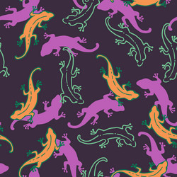 abstract graphic seamless pattern with lizard vector image