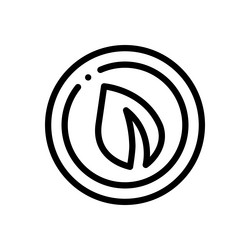 peg icon thin linear style design isolated vector image