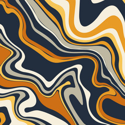 Retro Swirl Pattern - Psychedelic Style vector image