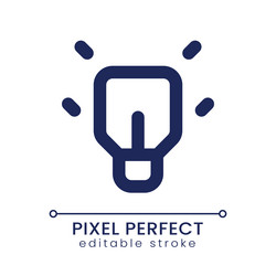 messenger features pixel perfect linear ui icon vector image
