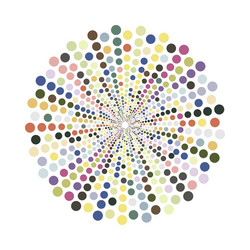 abstract colorful shape design element vector image