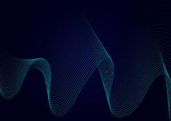 abstract technology background with flowing cyber vector image