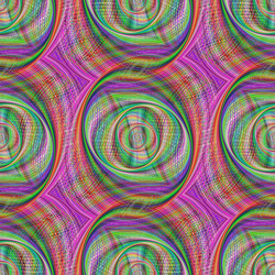 seamless round shape pattern design vector image