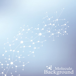 structure molecule atom dna and communication vector image