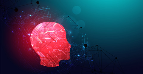 abstract background on the theme of artificial vector image
