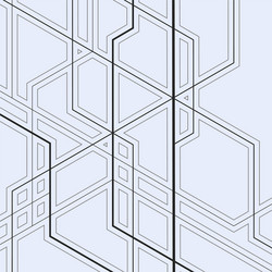 abstract geometric overlap lines and shapes design vector image